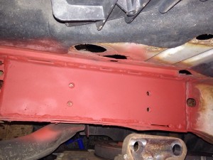 Ford Transit inner wing fabrication & welding repair