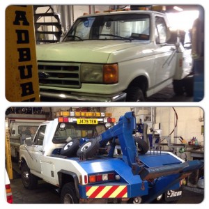 F45 Pickup at AGS Garage Services