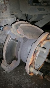 Ford Transit Garage -new brake discs and pads