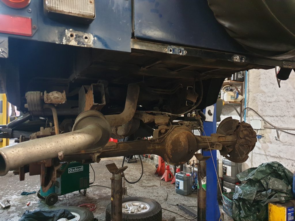 Landrover chassis repairs